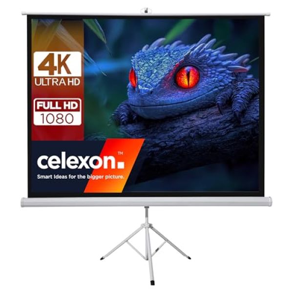 celexon Basic Mobile Beamer-Stativ-Leinwand